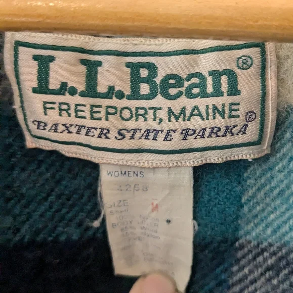 Vintage LL Bean Baxter State Parka size medium - Picture 7 of 9